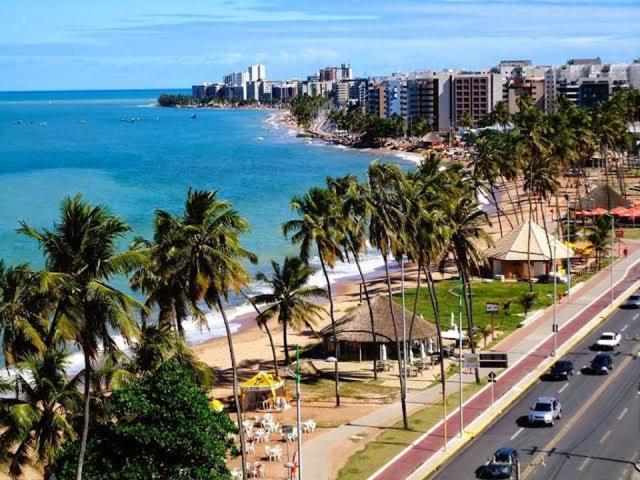 Temporada Com Luxo Em Maceio , Cm Vista Da Praia Buitenkant foto
