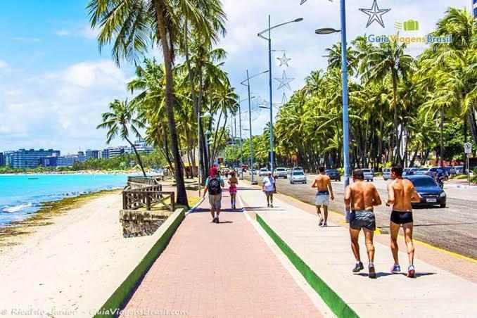 Temporada Com Luxo Em Maceio , Cm Vista Da Praia Buitenkant foto